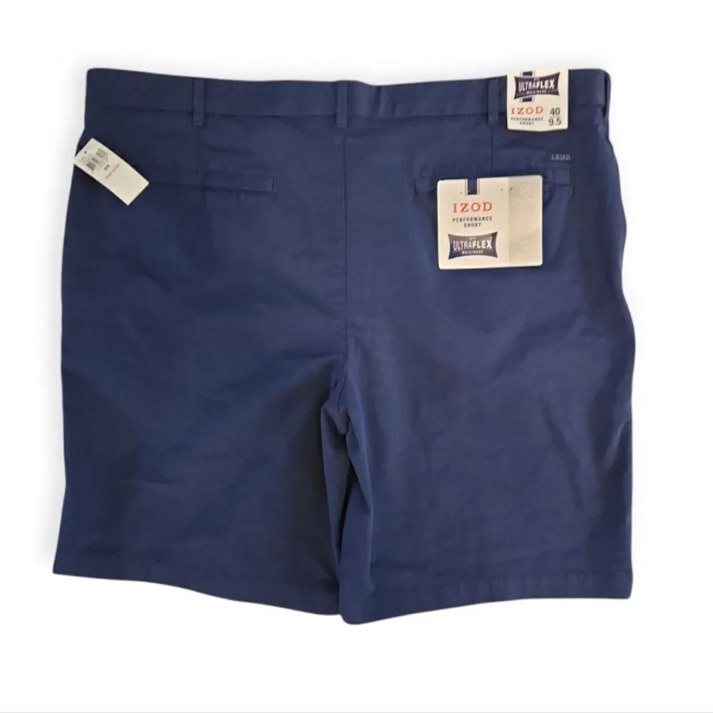 NWT IZOD PERFORMANCE SHORTS W/ULTRA FLEX WAISTBAND SZ. 40/9.5